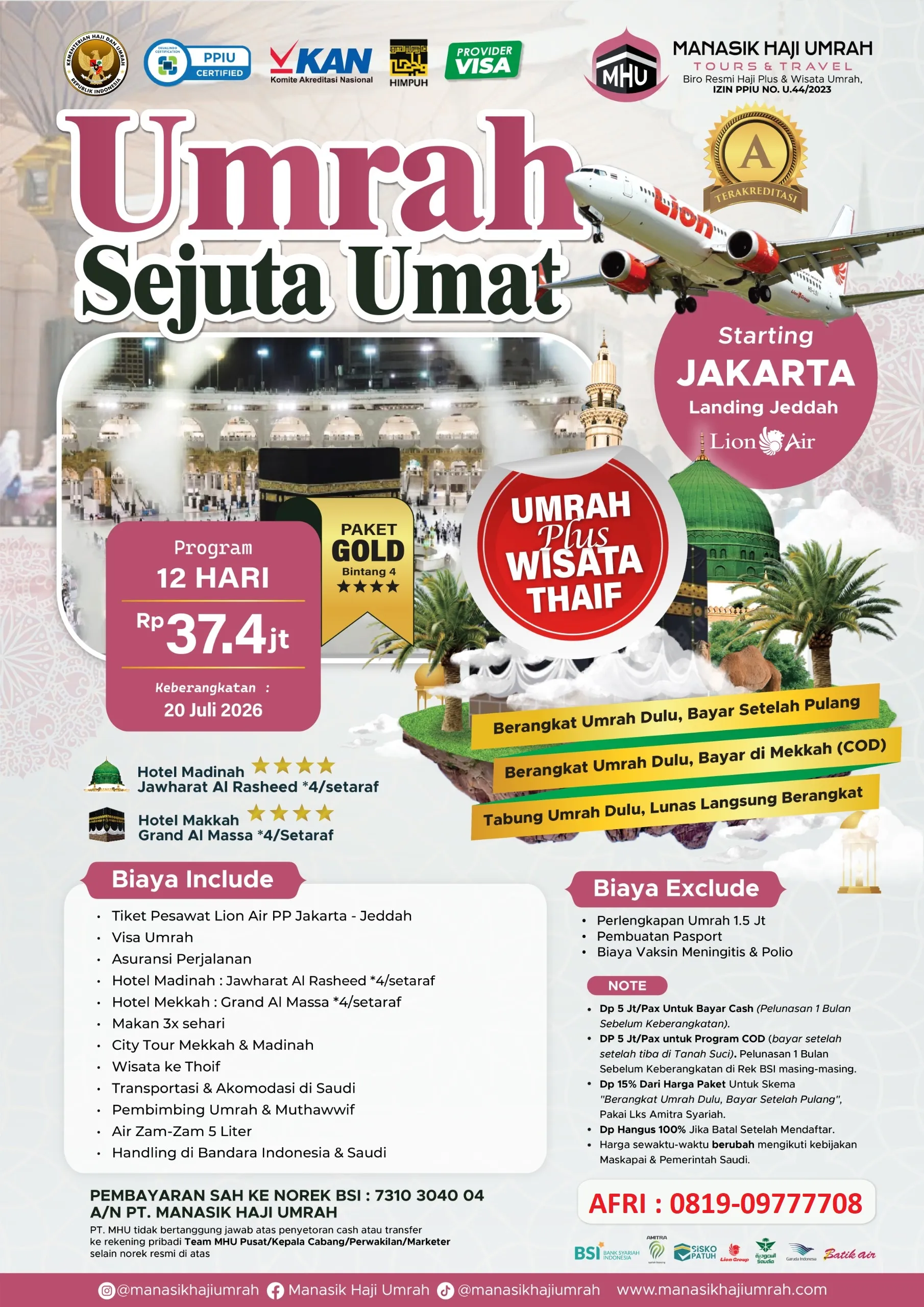 Umrah Sejuta Umat (Gold)